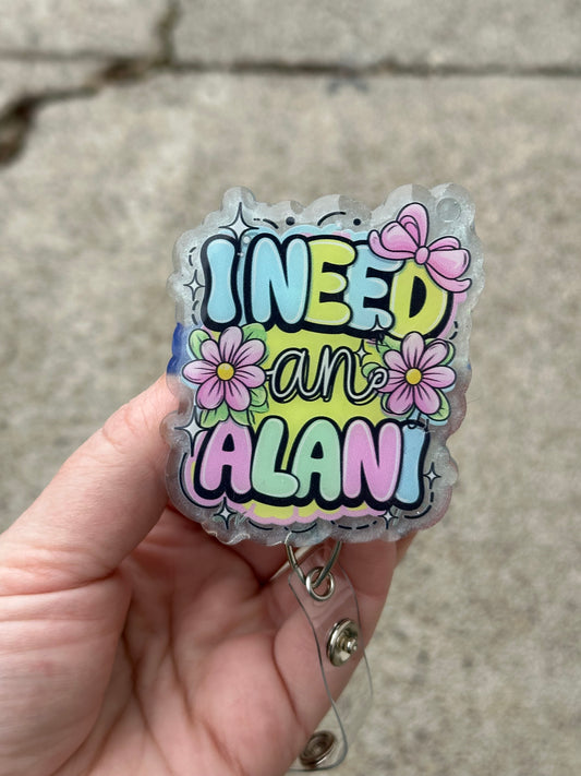 Alani Badge Reel