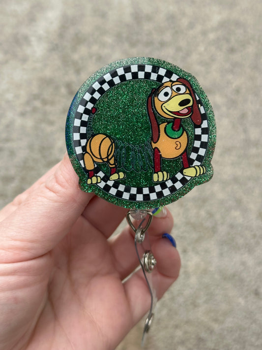 Slinky Dog Badge Reel