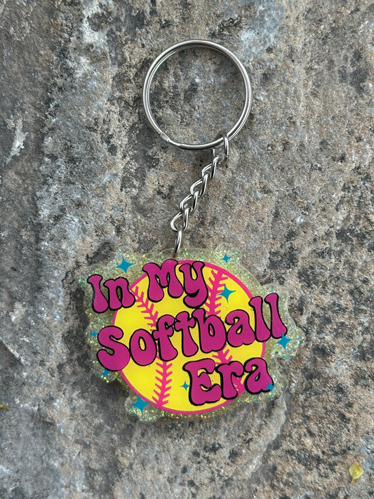 Softball Era Keychain