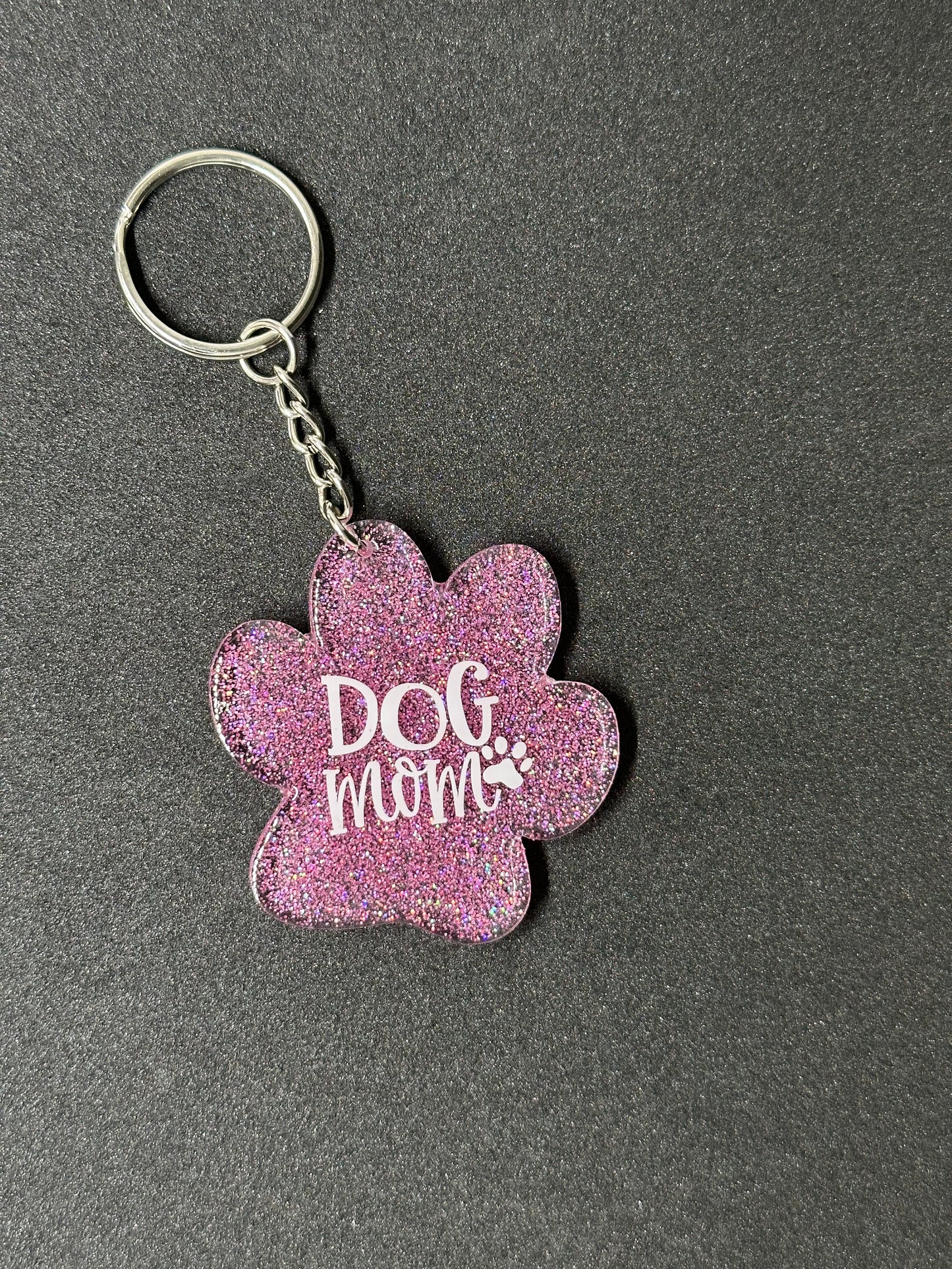 Dog Mom Keychain