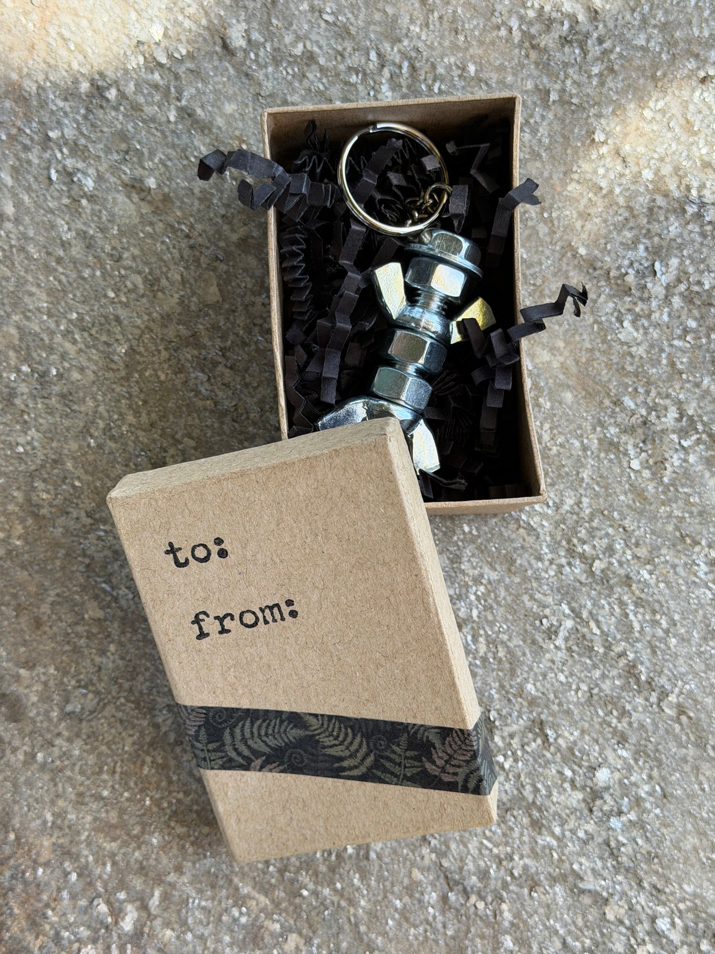 Bolt Man Keychain
