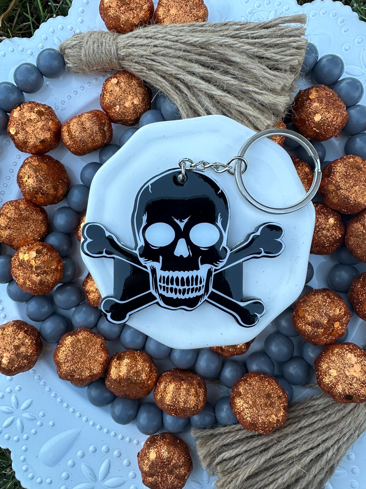 Skull & Crossbones Keychain