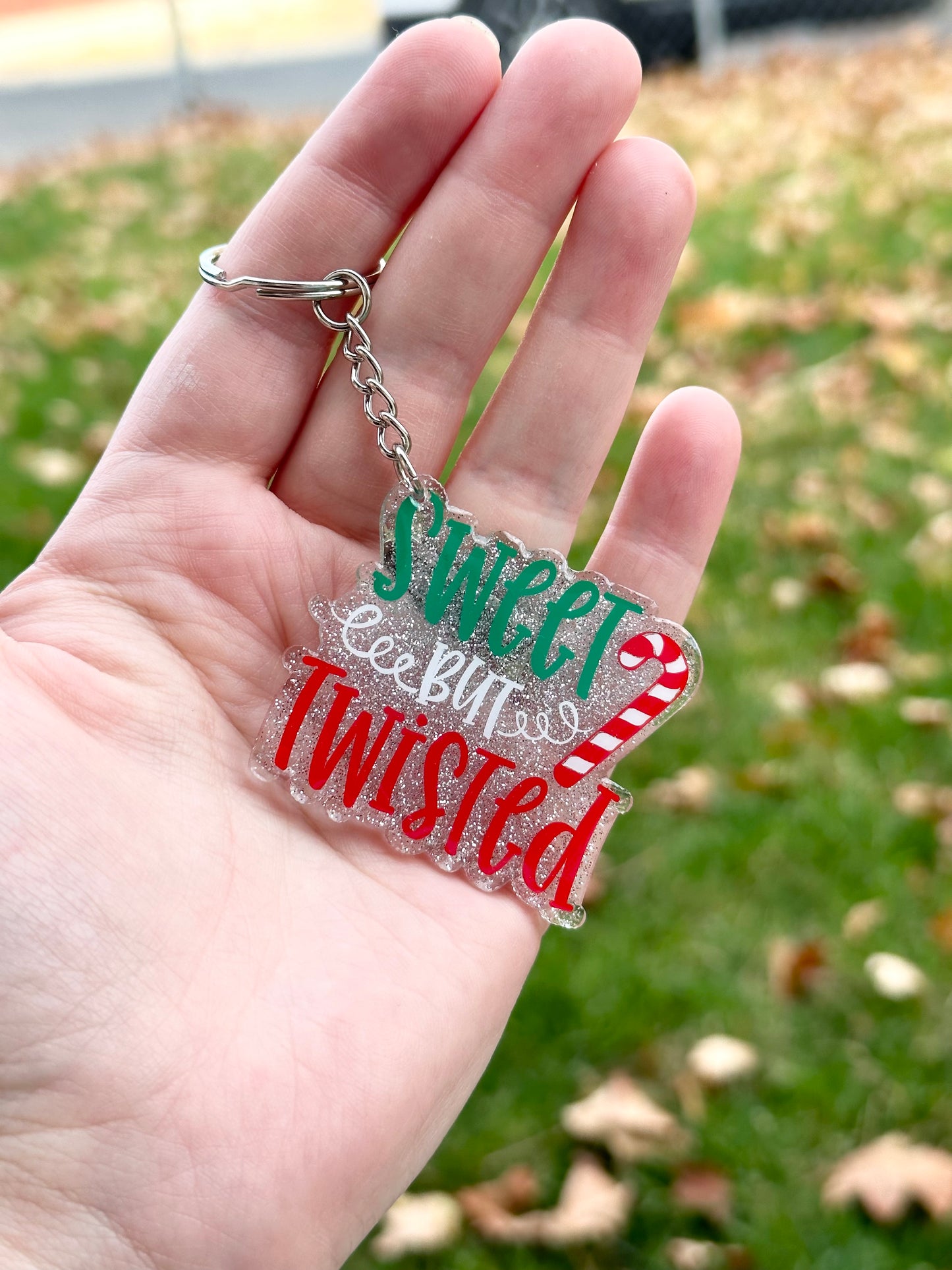 Sweet but Twisted Keychain