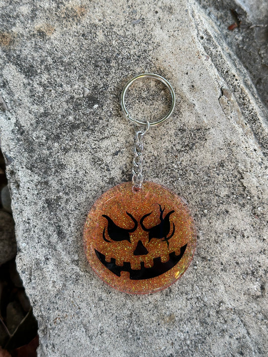 Jack-o’-lantern Keychain