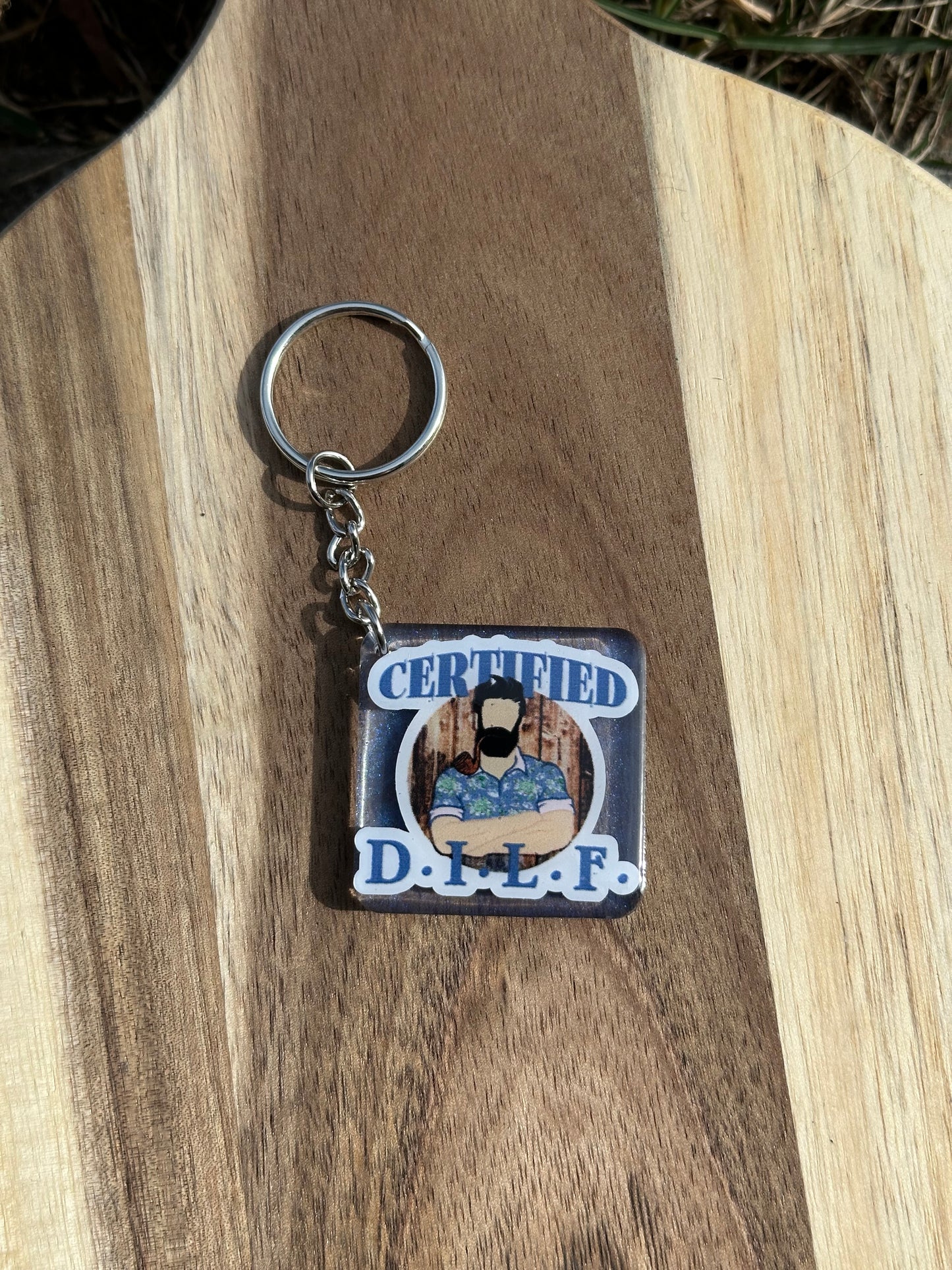 Certified DILF Keychain