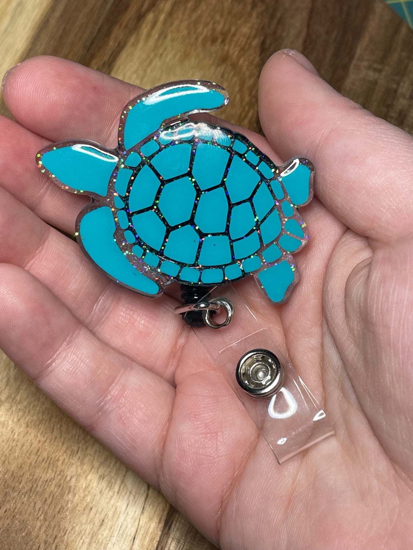 Sea Turtle Badge Reel