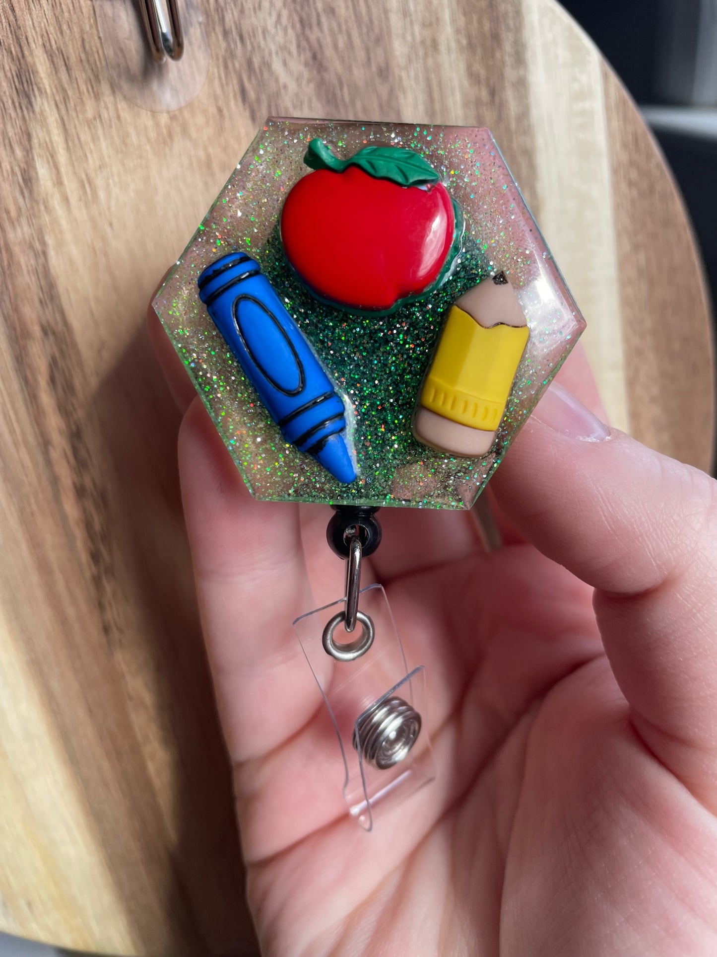 Teacher Supply Badge Reel