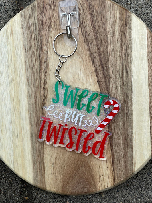 Sweet but Twisted Keychain