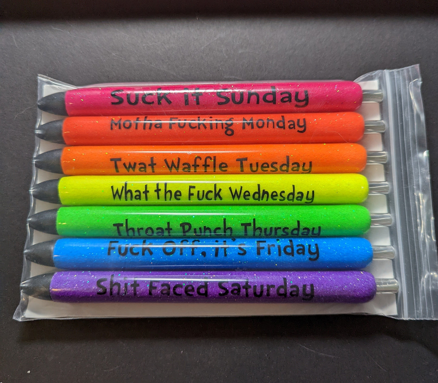 Day of the Week Pen Set