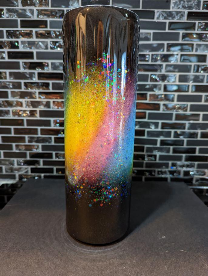 Black Unicorn Burst Tumbler