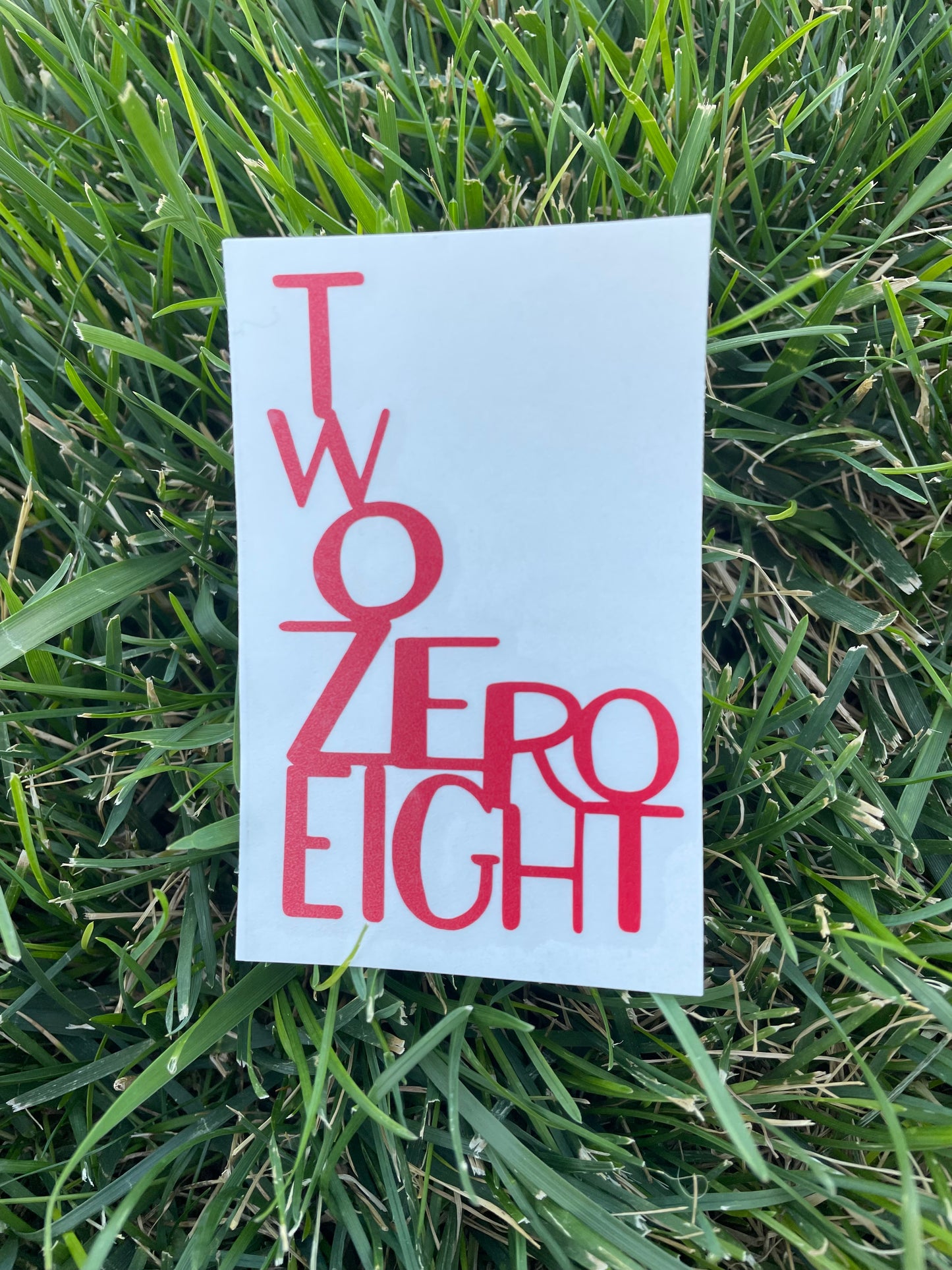 Two Zero Eight Decal