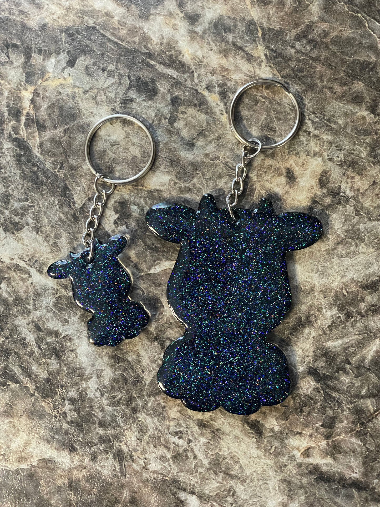 Cow Keychain