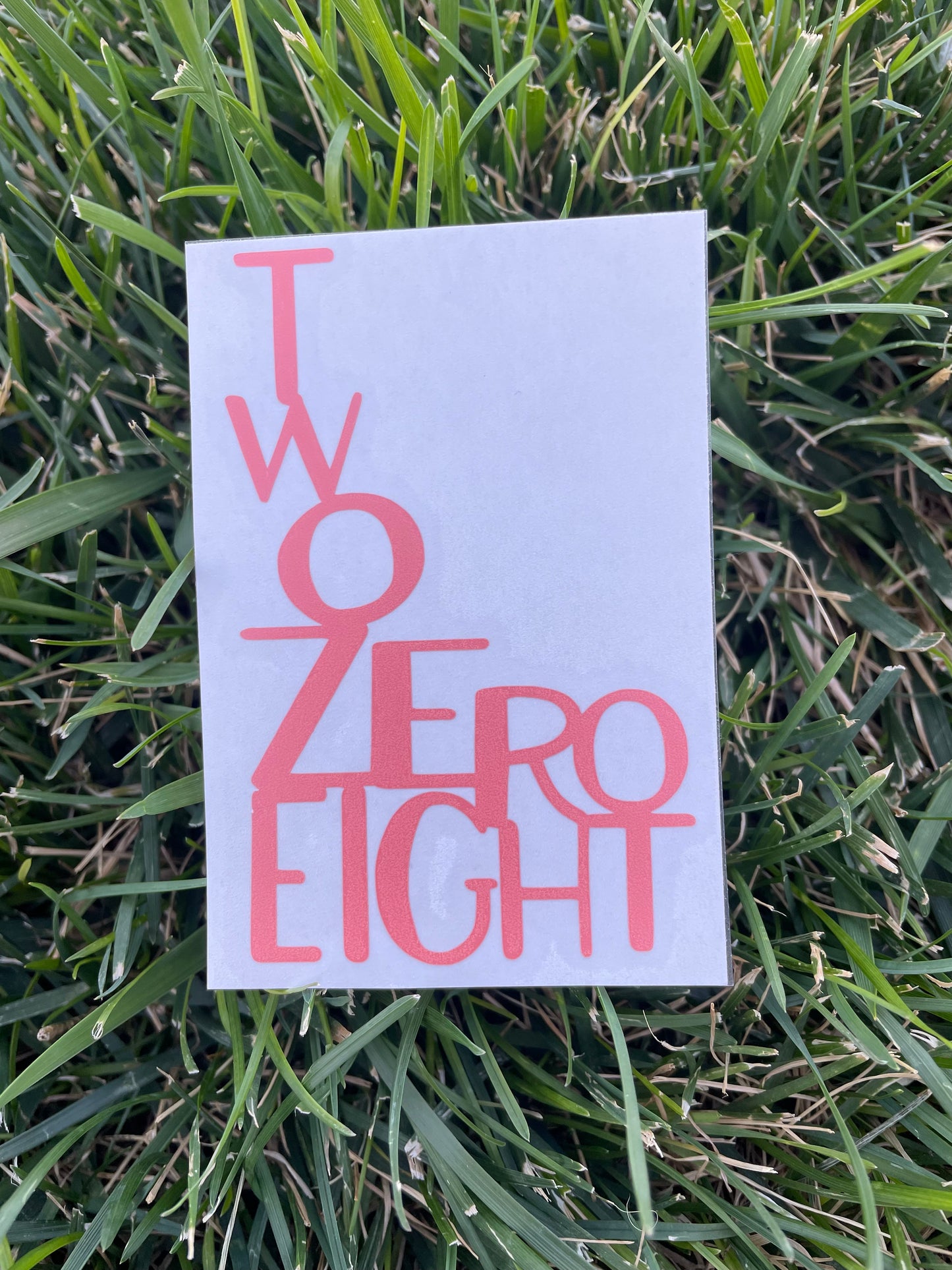 Two Zero Eight Decal