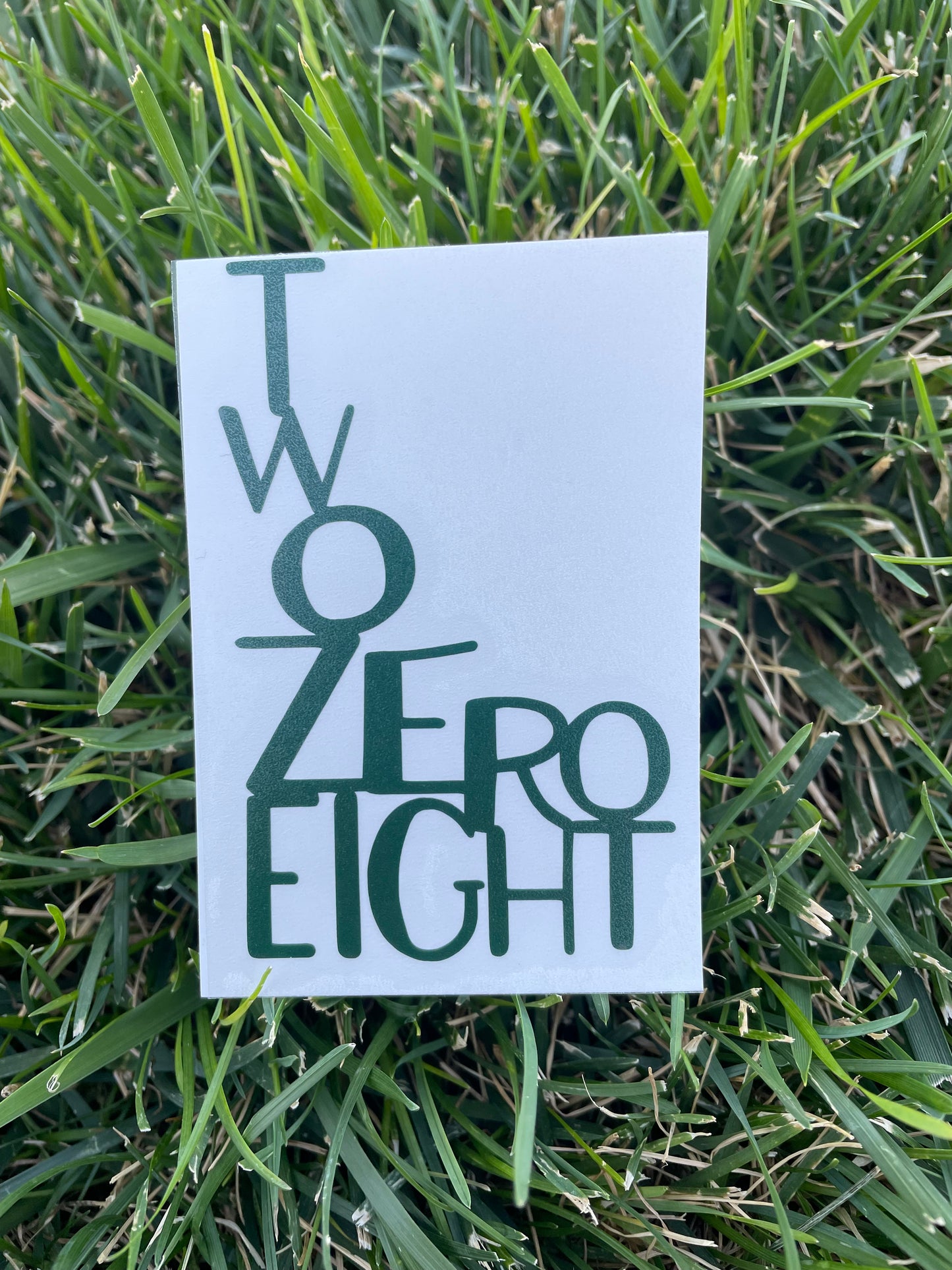 Two Zero Eight Decal