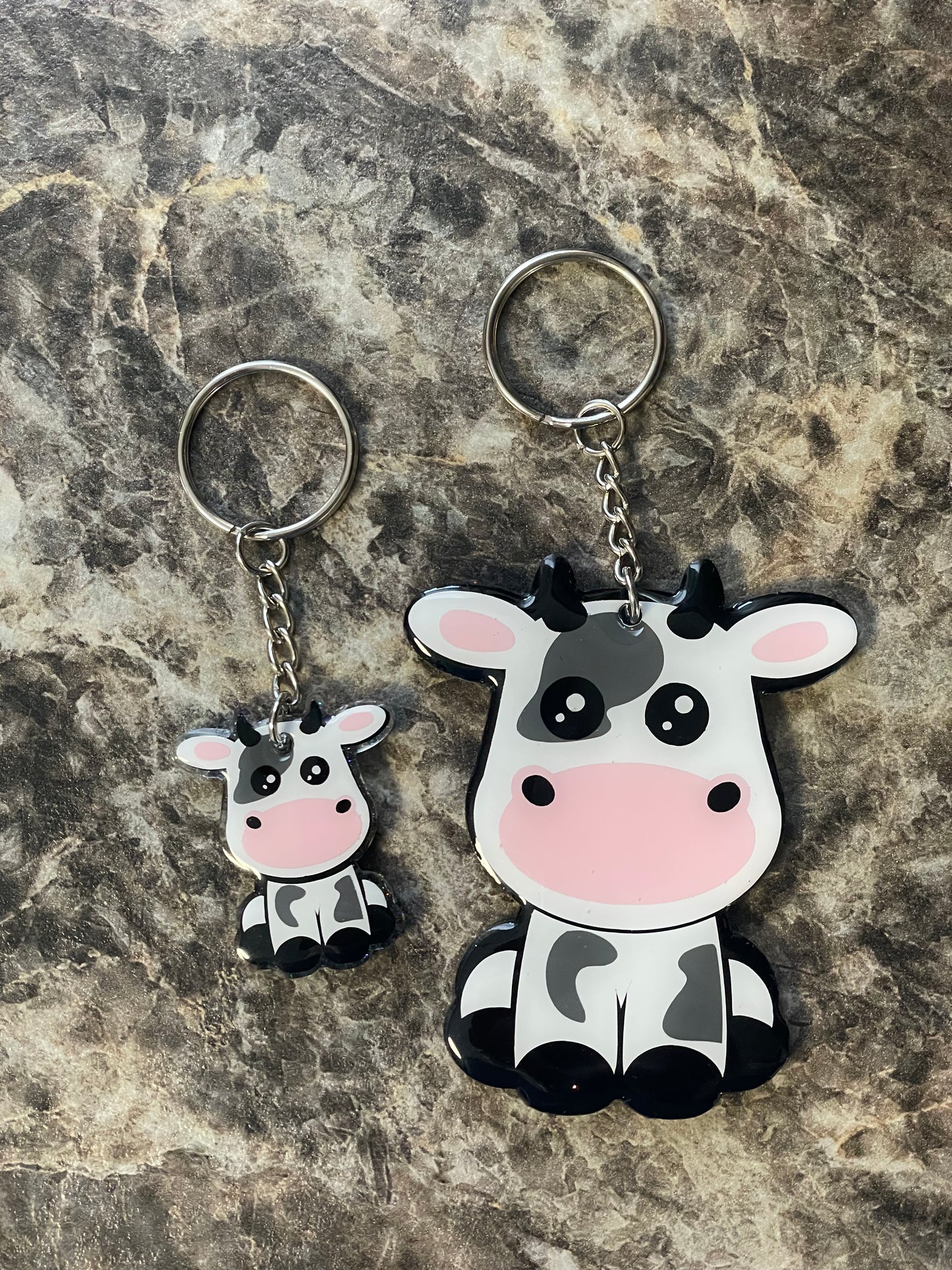 Cow Keychain