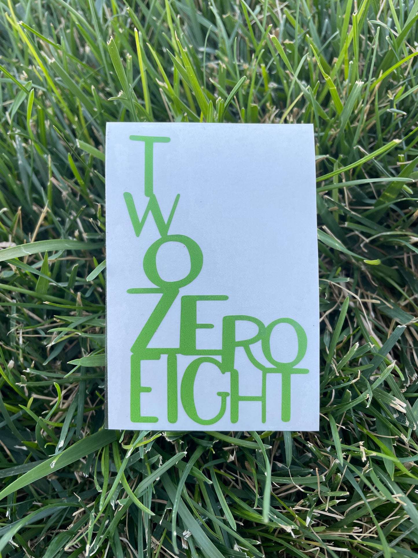 Two Zero Eight Decal