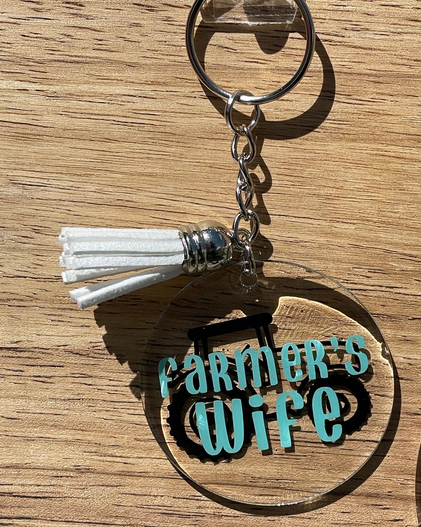 Farmer's Wife Keychain