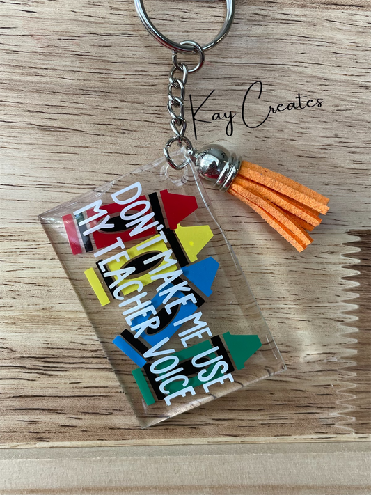 Teacher Voice Keychain