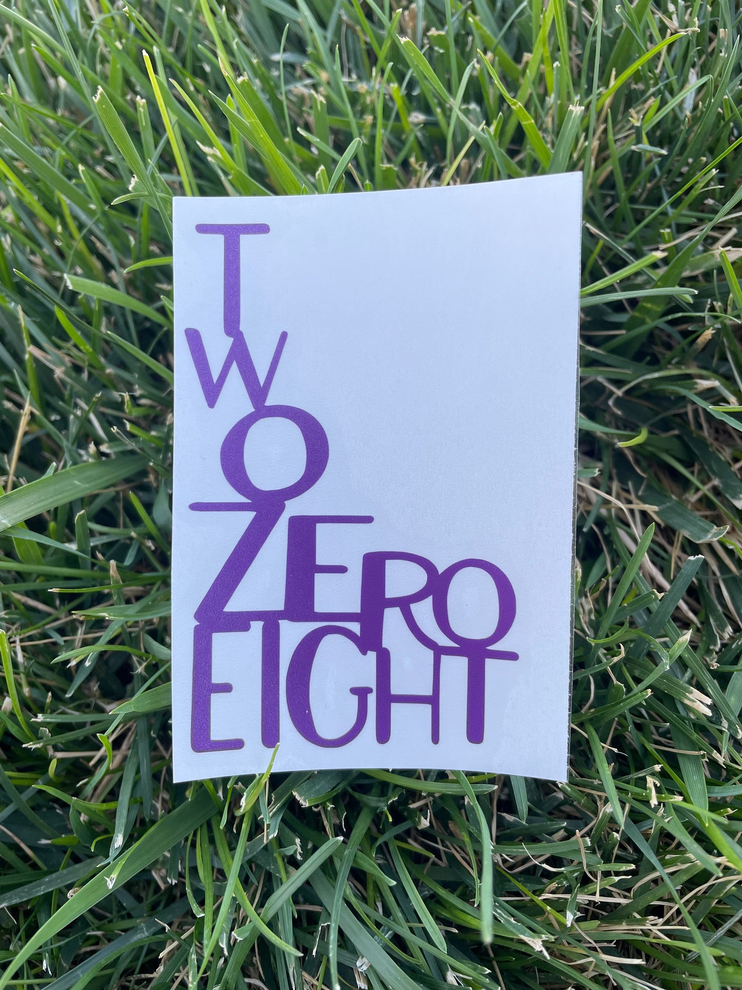 Two Zero Eight Decal