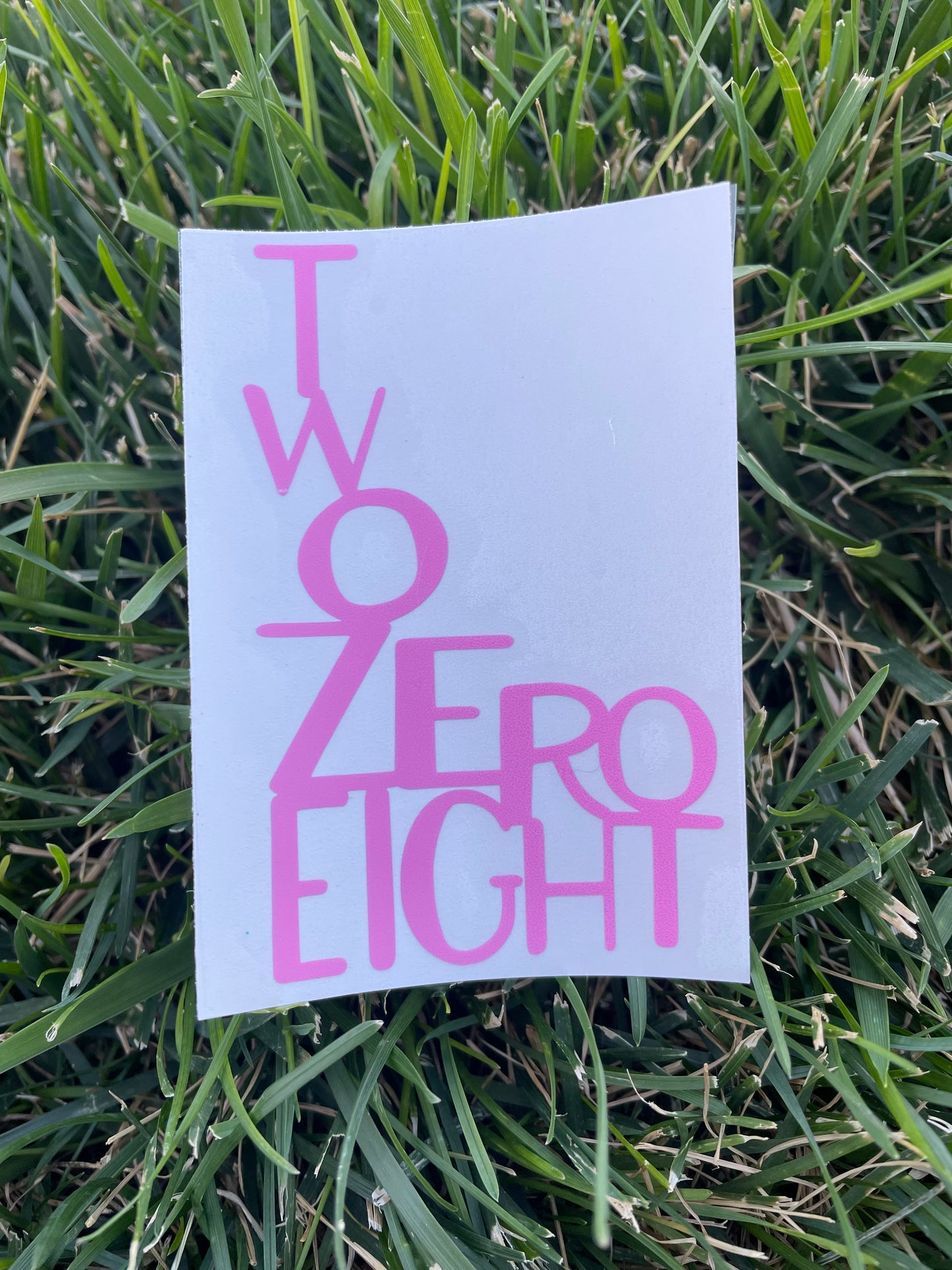 Two Zero Eight Decal