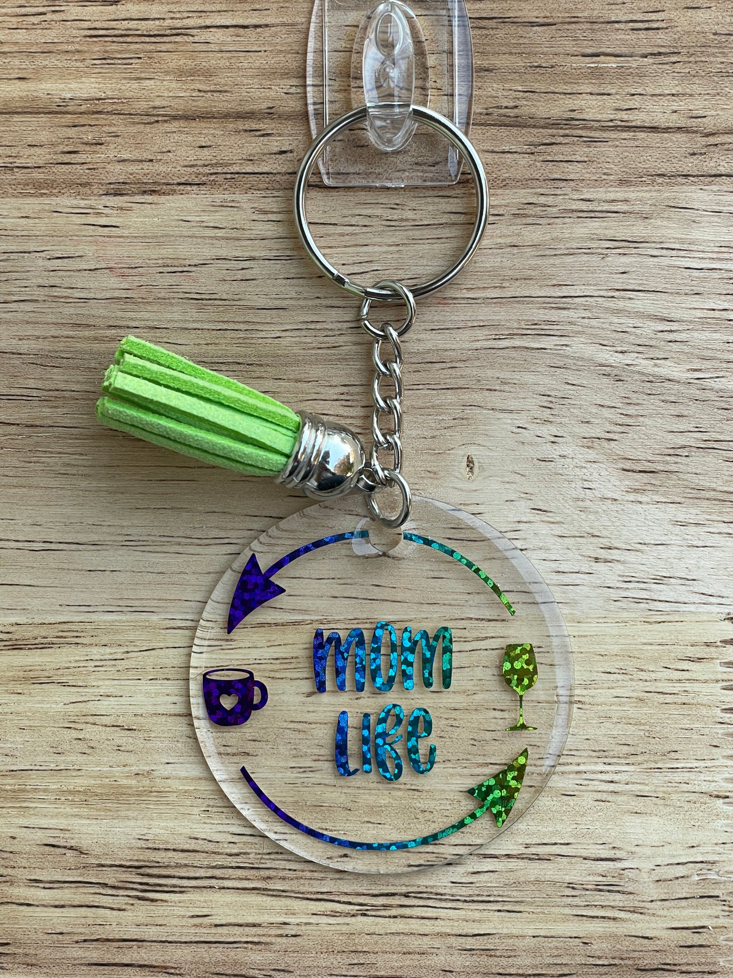 Mom Life Keychain