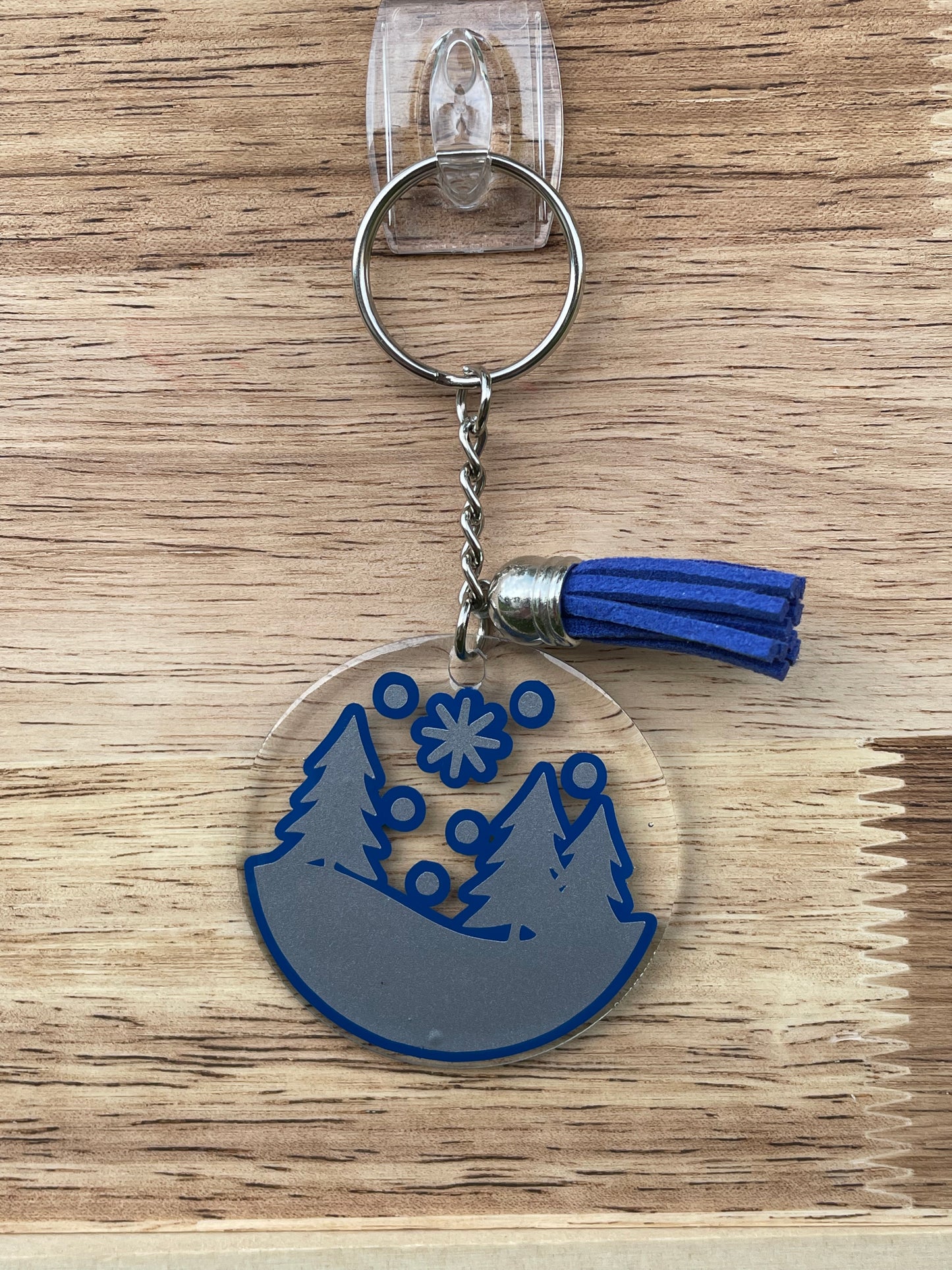 Winter Trees Keychain